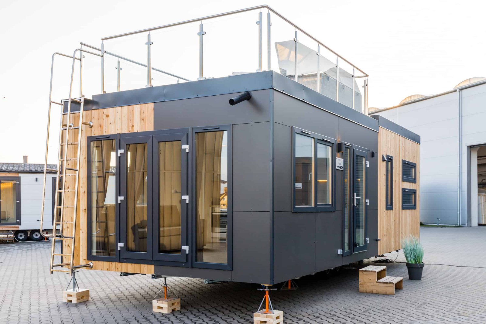 Casa Móvel Malta Haus com 2 Quartos e Terraço na Cobertura