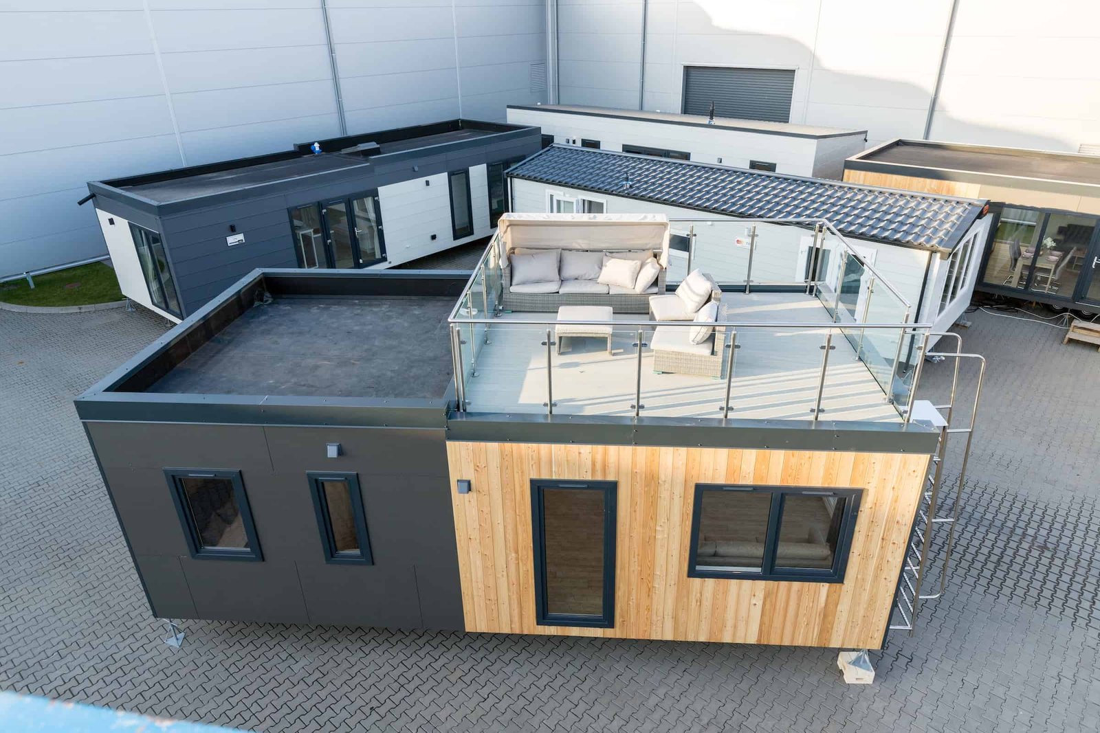 Casa Móvel Malta Haus com 2 Quartos e Terraço na Cobertura
