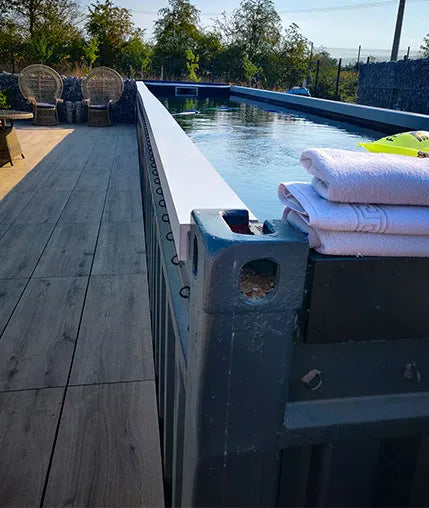 Piscina em Contentor 12m – Solução Ecológica e Pronta